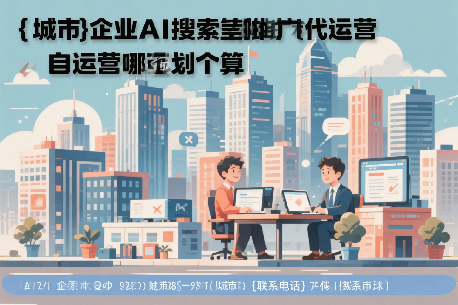 宁夏企业AI搜索推广代运营和自运营哪个更划算
