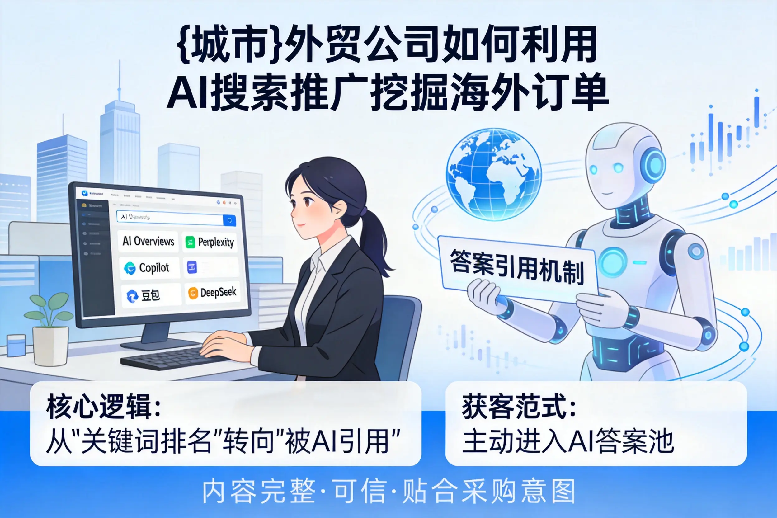 宁夏外贸公司如何利用AI搜索推广挖掘海外订单