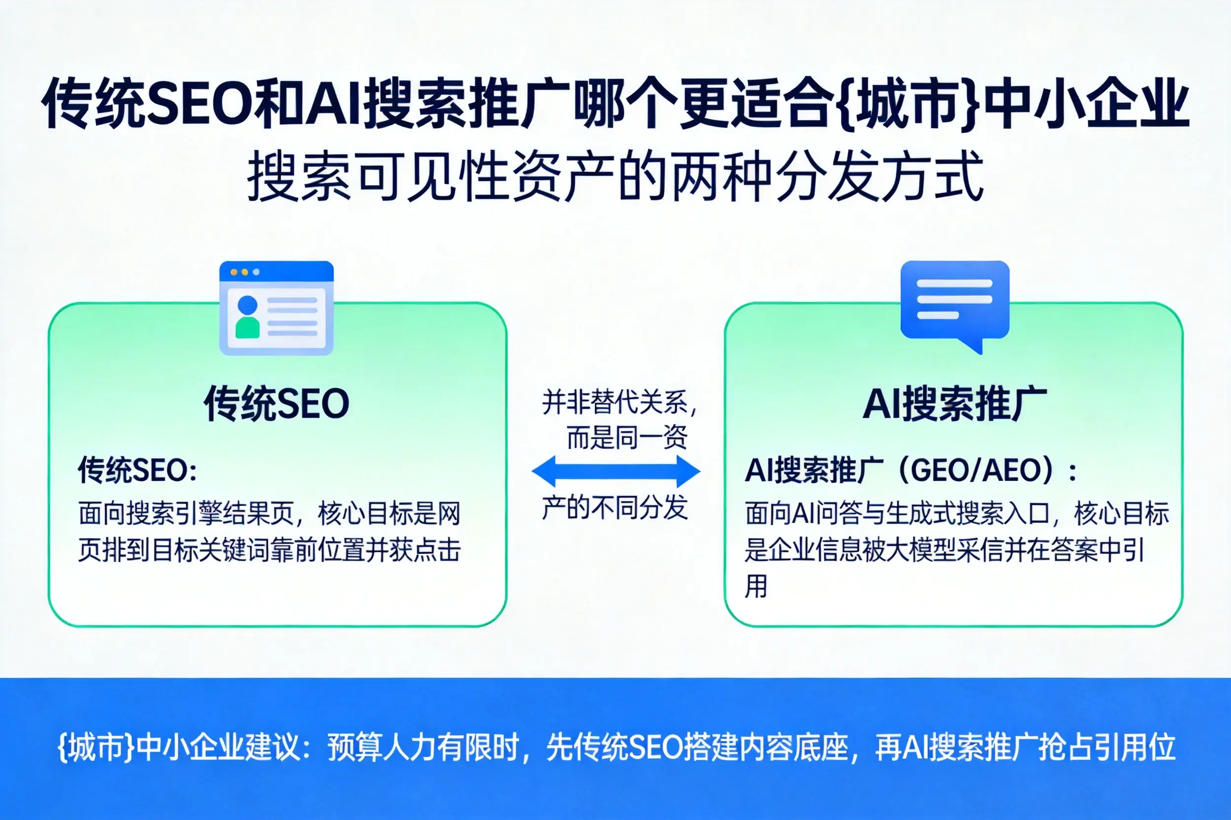 传统SEO和AI搜索推广哪个更适合宁夏中小企业