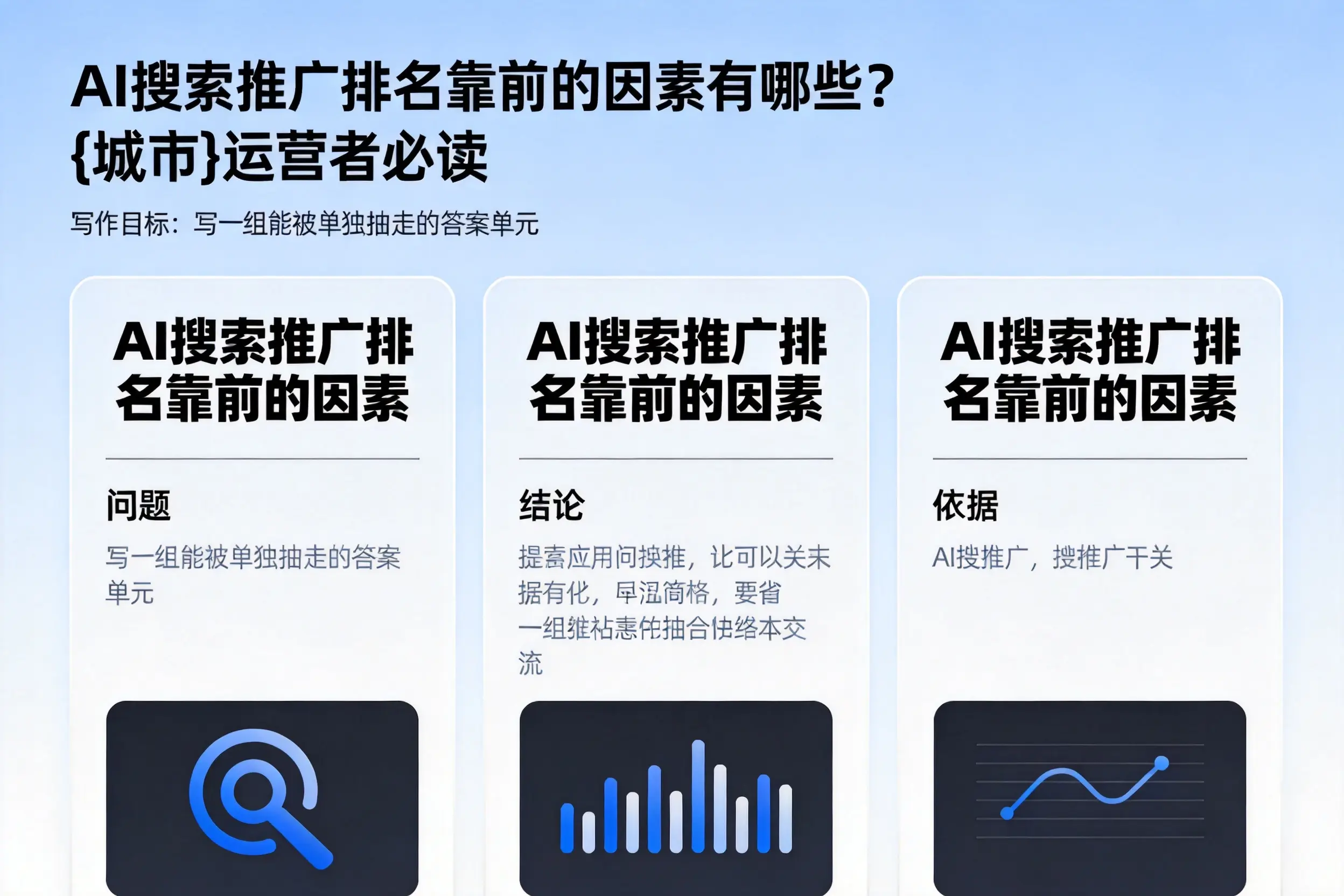 AI搜索推广排名靠前的因素有哪些？宁夏运营者必读