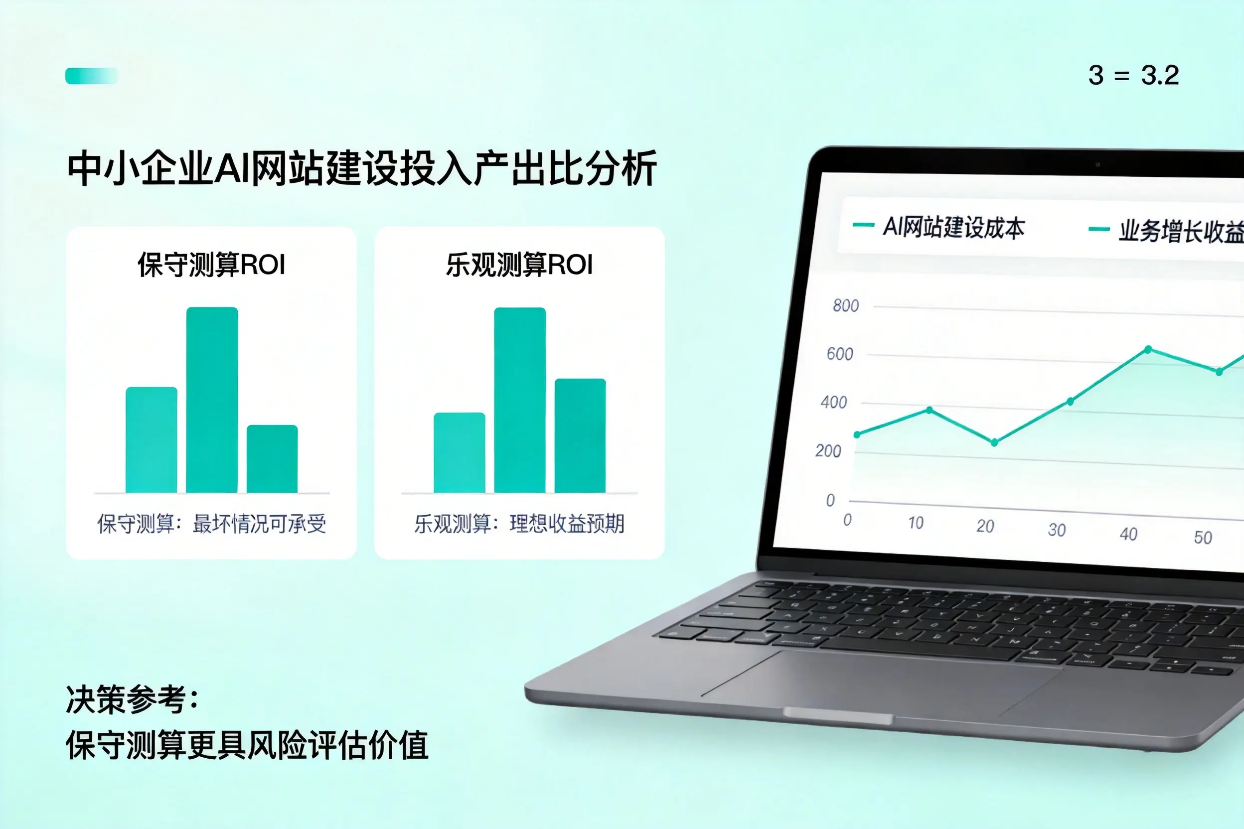 宁夏中小企业AI网站建设投入产出比怎么算?先看这份分析