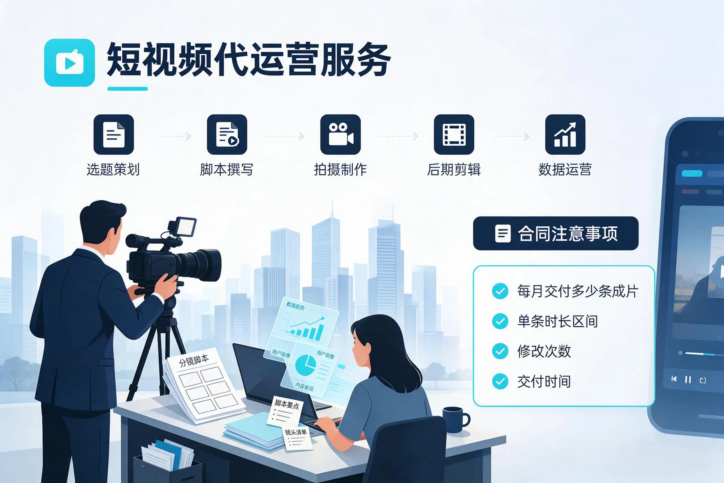 短视频代运营包含哪些服务？宁夏企业常见问题科普