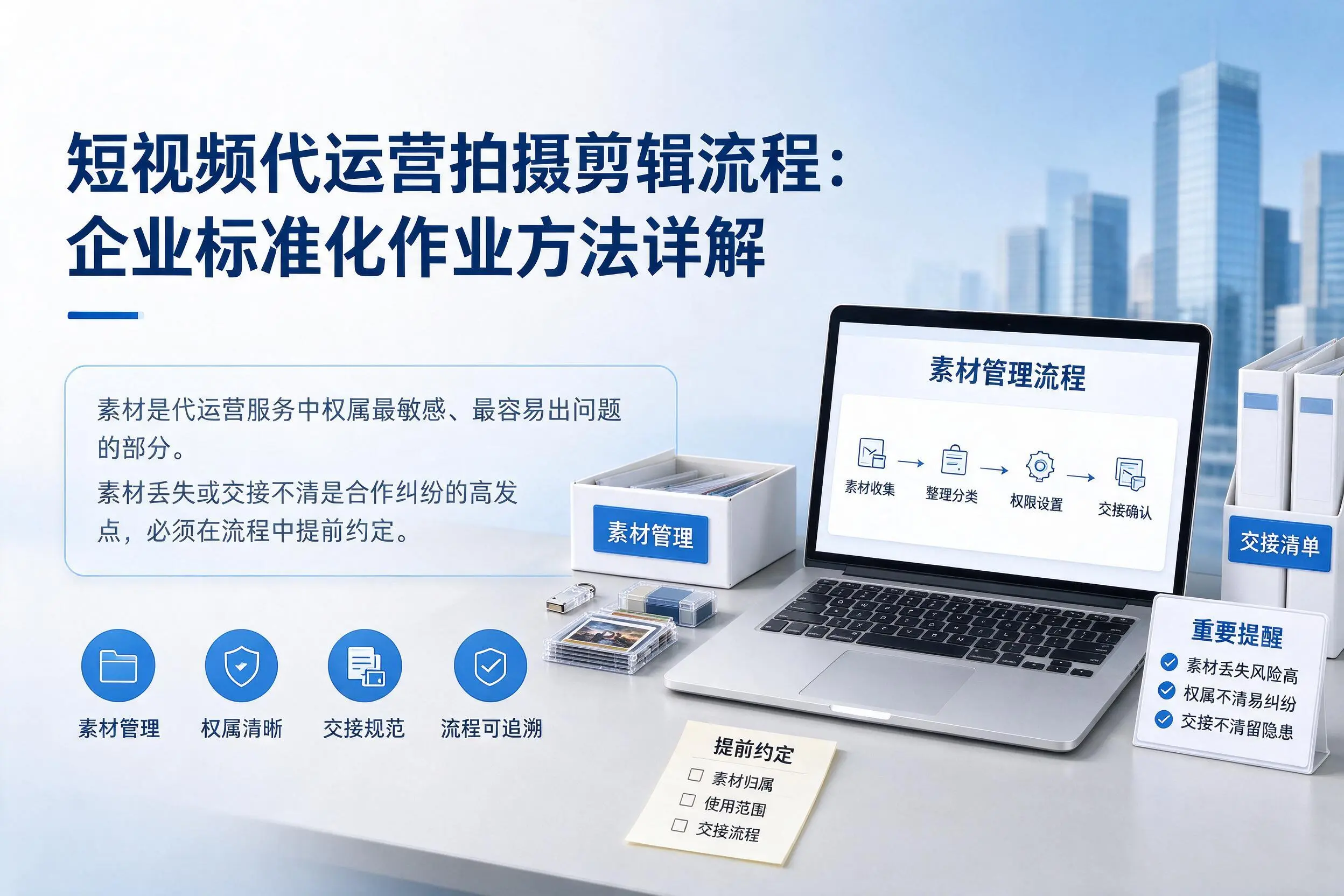 短视频代运营拍摄剪辑流程：宁夏企业标准化作业方法详解