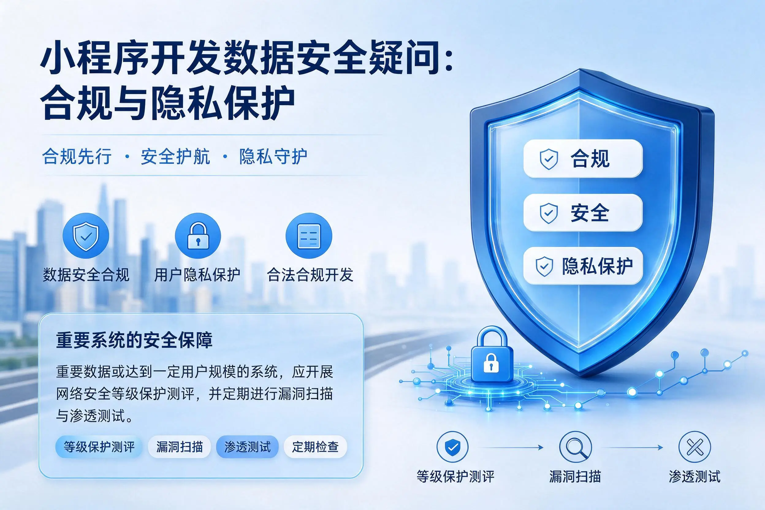 宁夏小程序开发数据安全疑问：合规与隐私保护