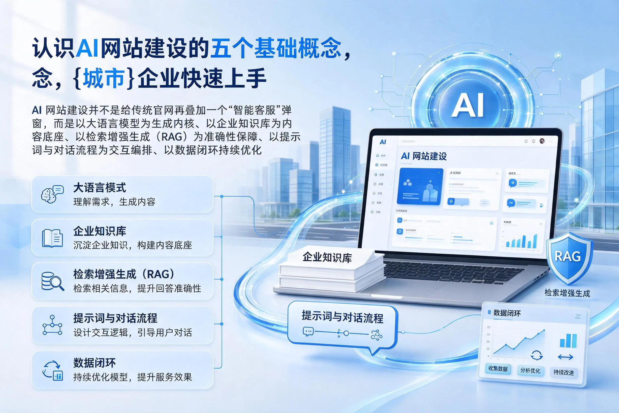 认识AI网站建设的五个基础概念，宁夏企业快速上手