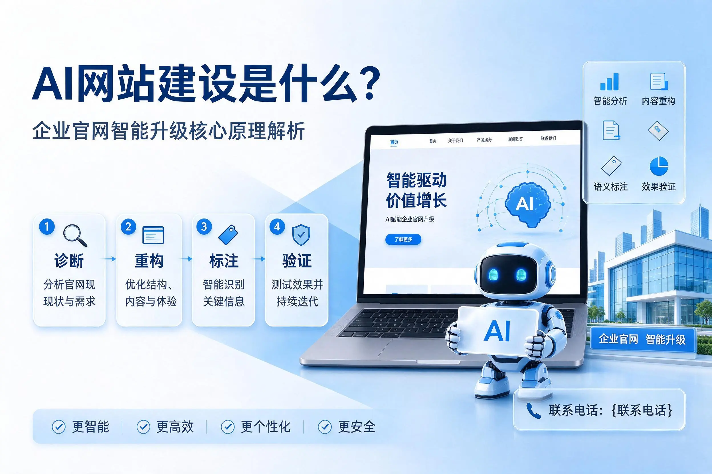 AI网站建设是什么？宁夏企业官网智能升级核心原理解析